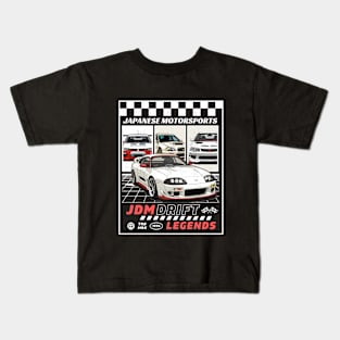 Japanese Retro Racing JDM car Kids T-Shirt